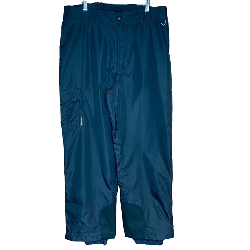Columbia Mens Size Large Bugaboo Snow‎ Pants Black Nylon Waterproof SM8048